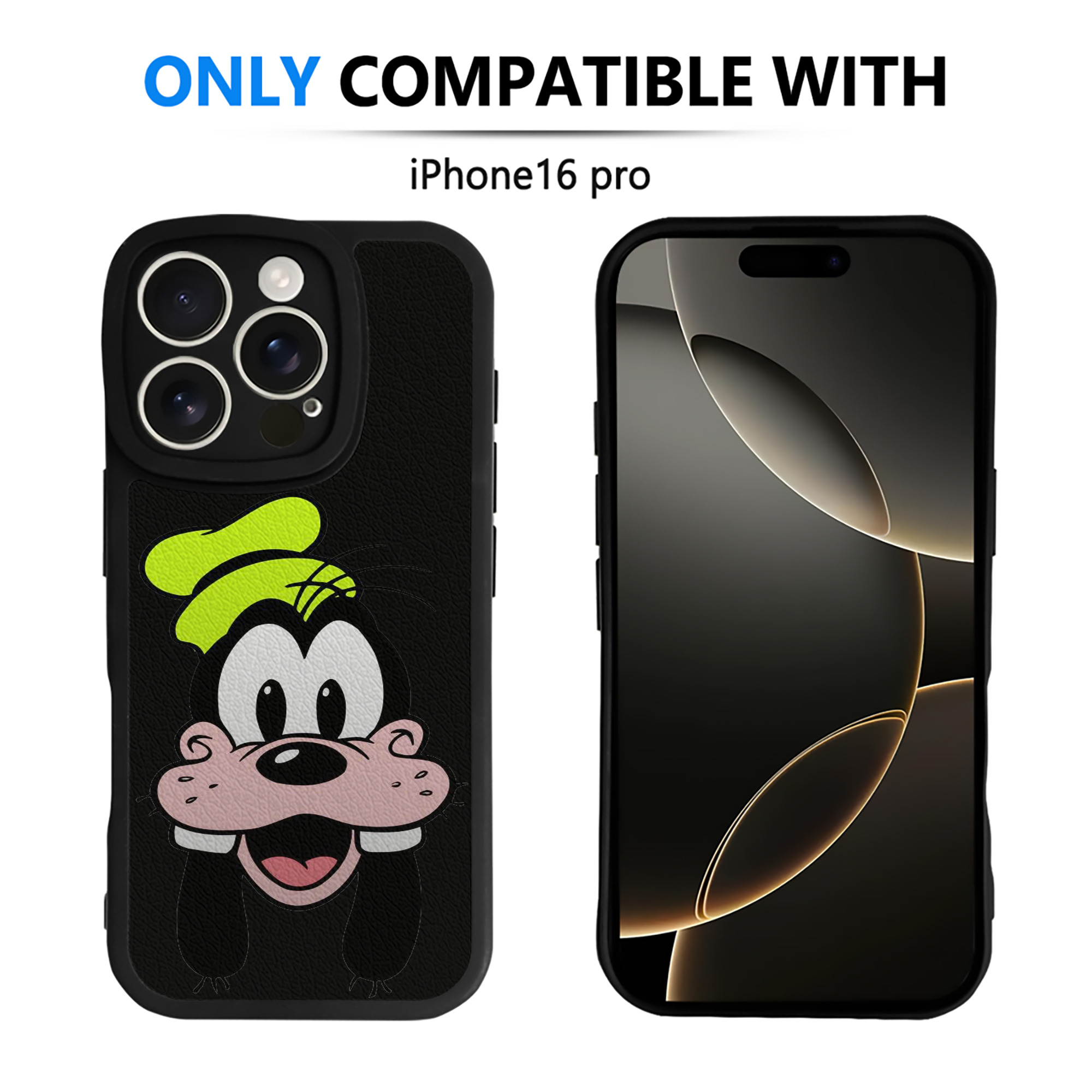 （画像用） ミッキーマウス Mickey Mouse 【iPhone 16シリーズ対応】シリコンスマホケース（レザー調） 材質：シリコン